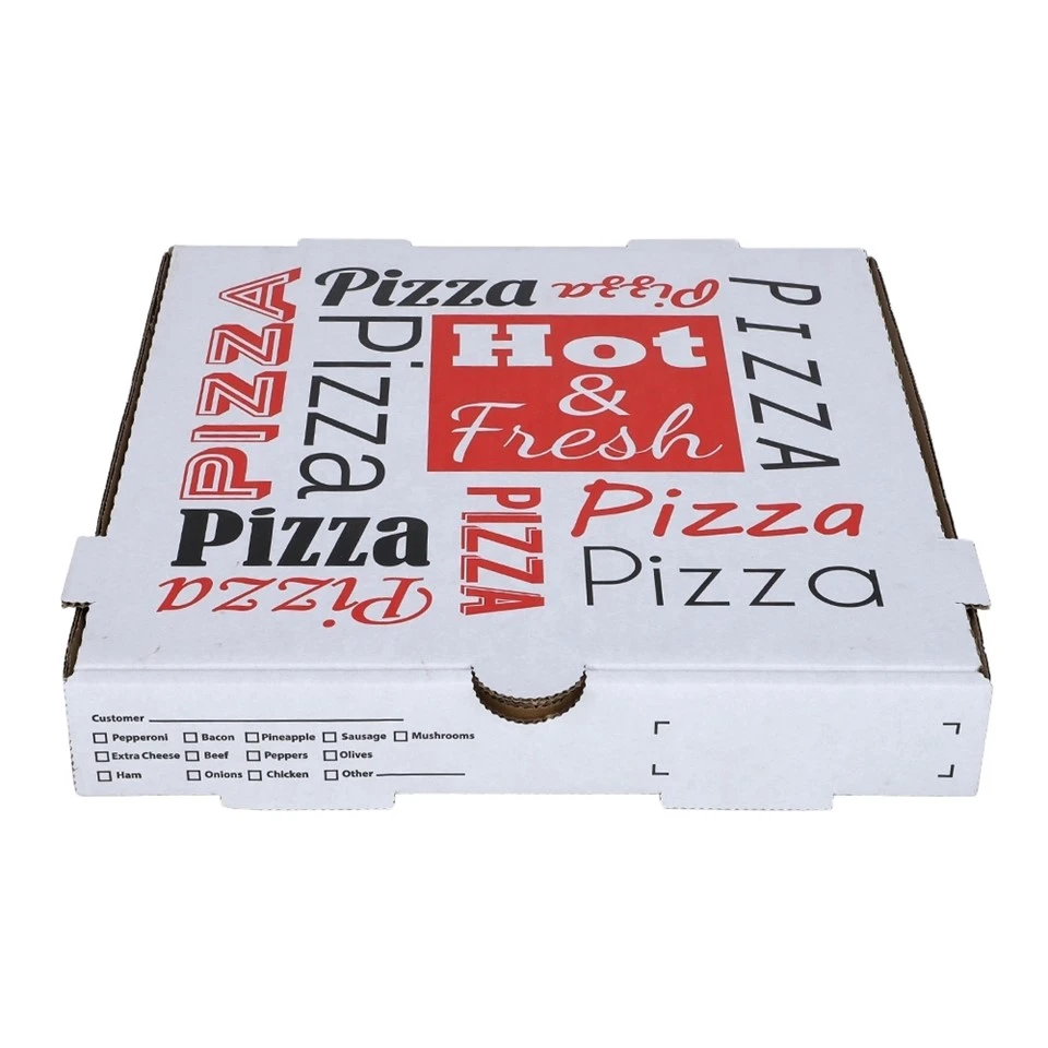 Kotak Pizza Pengiriman Bergelombang Portabel Dapat Digunakan Kembali