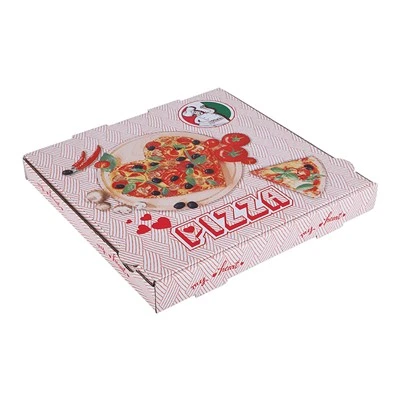 Kotak Lipat Karton Kotak Pizza Bergelombang yang disesuaikan